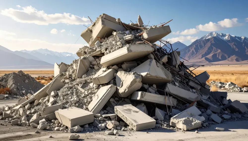 Démolition près de Pledran